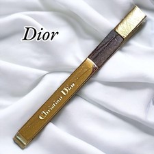 Spilla cravatta Dior oro legno