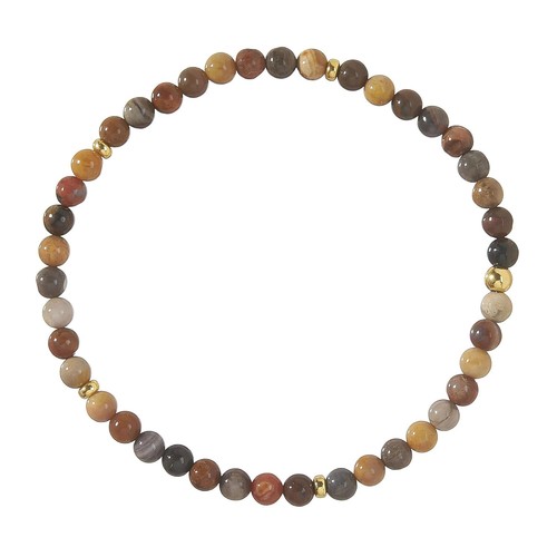 Bracciale legno pietrificato - ,